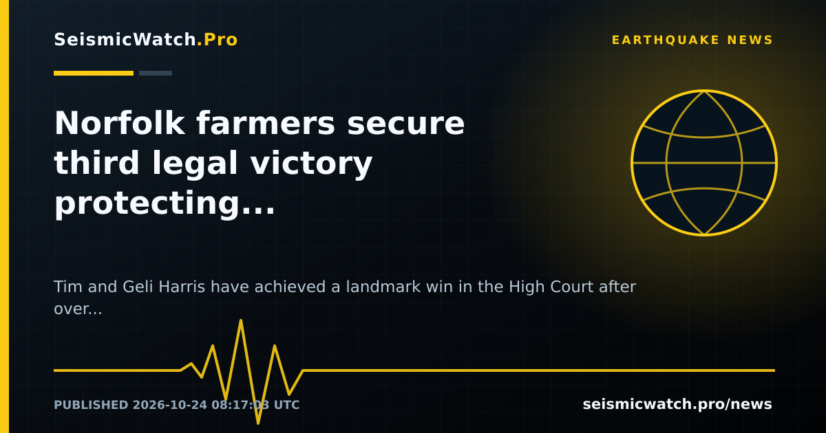 News card for Norfolk farmers secure third legal victory protecting rare wetland from pollution